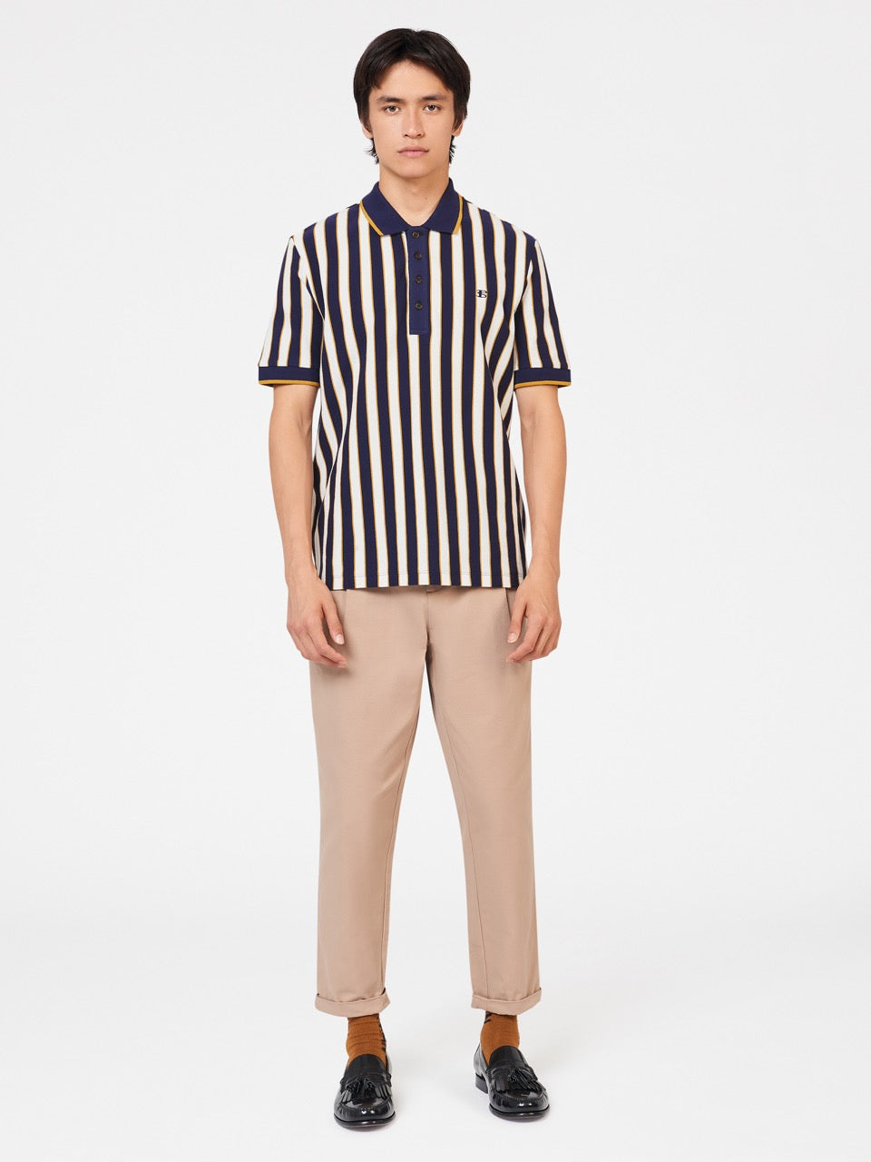 Polos Ben Sherman B by Ben Sherman Vertical Stripe Violette | ONI-24290216